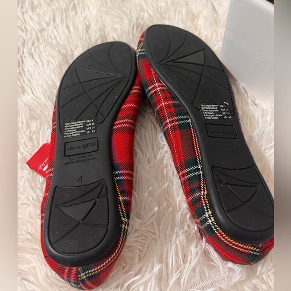 American Eagle Girls Size 4 Plaid Flats - Picture 5 of 7